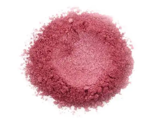 Pigment Poudre Micacée Rouge Pour Maquillage DIY - Poudre Scintillante Pour Fard à Paupières, Résine, Arts Créatifs - Couleur Vive Et Brillante